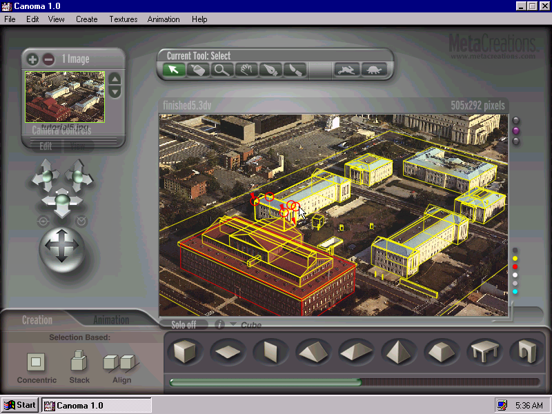 Canoma 1.0.0.25 - Edit